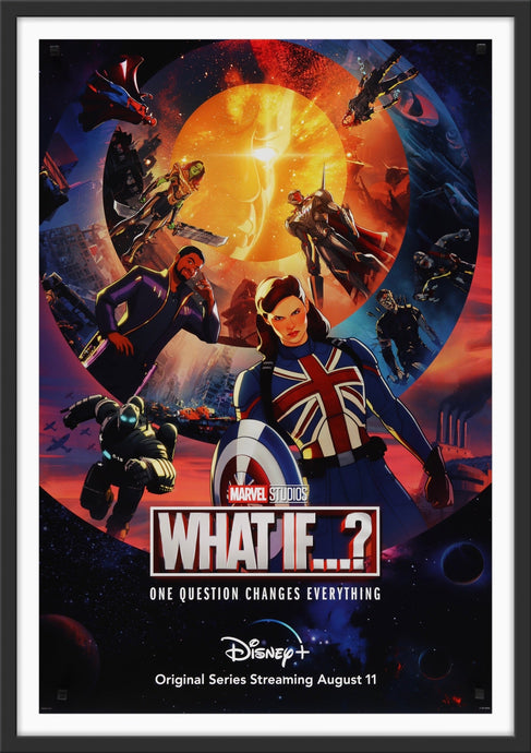 An original one sheet poster for the Marvel TV series What If...?