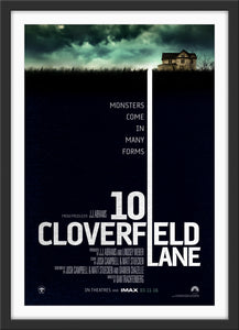 An original movie poster for the film 10 Cloverfield Lane