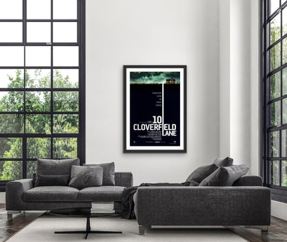 An original movie poster for the film 10 Cloverfield Lane