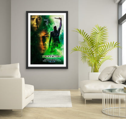 An original movie poster for the film Star Trek: Nemesis