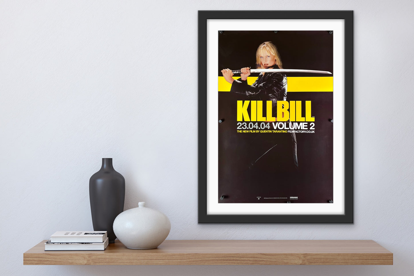 An original English double crown movie poster for the Quentin Tarantino film Kill Bill volume 2