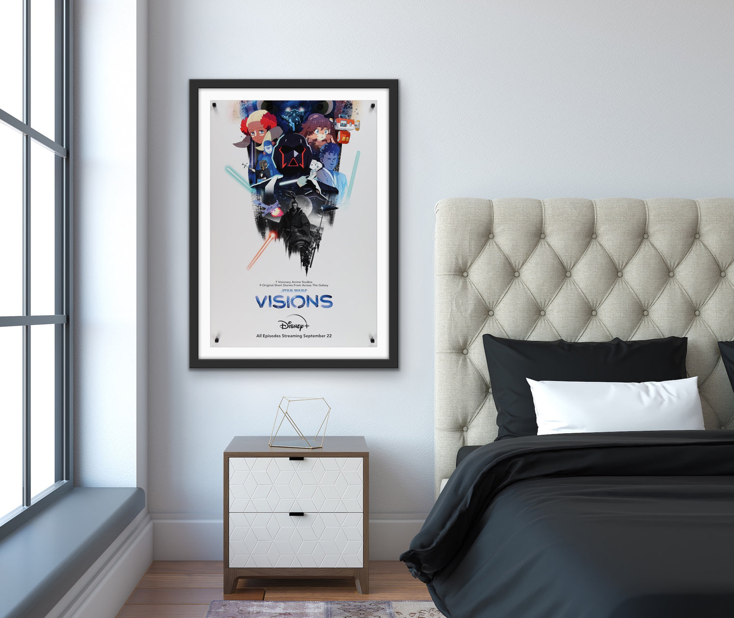 An original one sheet poster for the Disney+ TV series Star Wars Vision