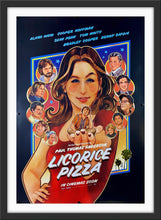 Load image into Gallery viewer, An original movie poster for the Paul Thomas Anderson film Licorice Pizza (Liquorice)