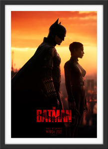 An original movie poster for the film The Batman