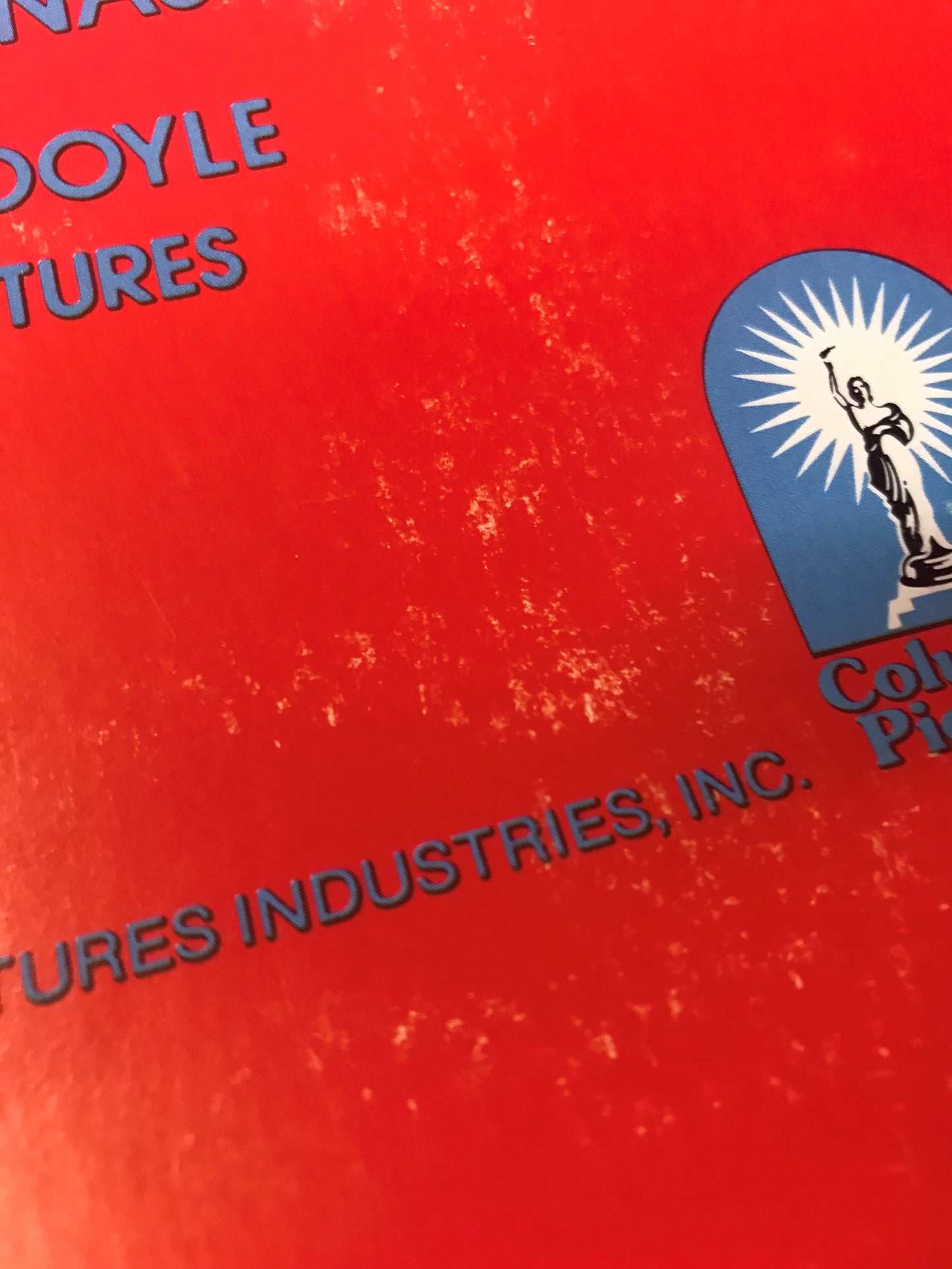 An original movie poster for the film Monty Python Live At The Hollywood Bowl