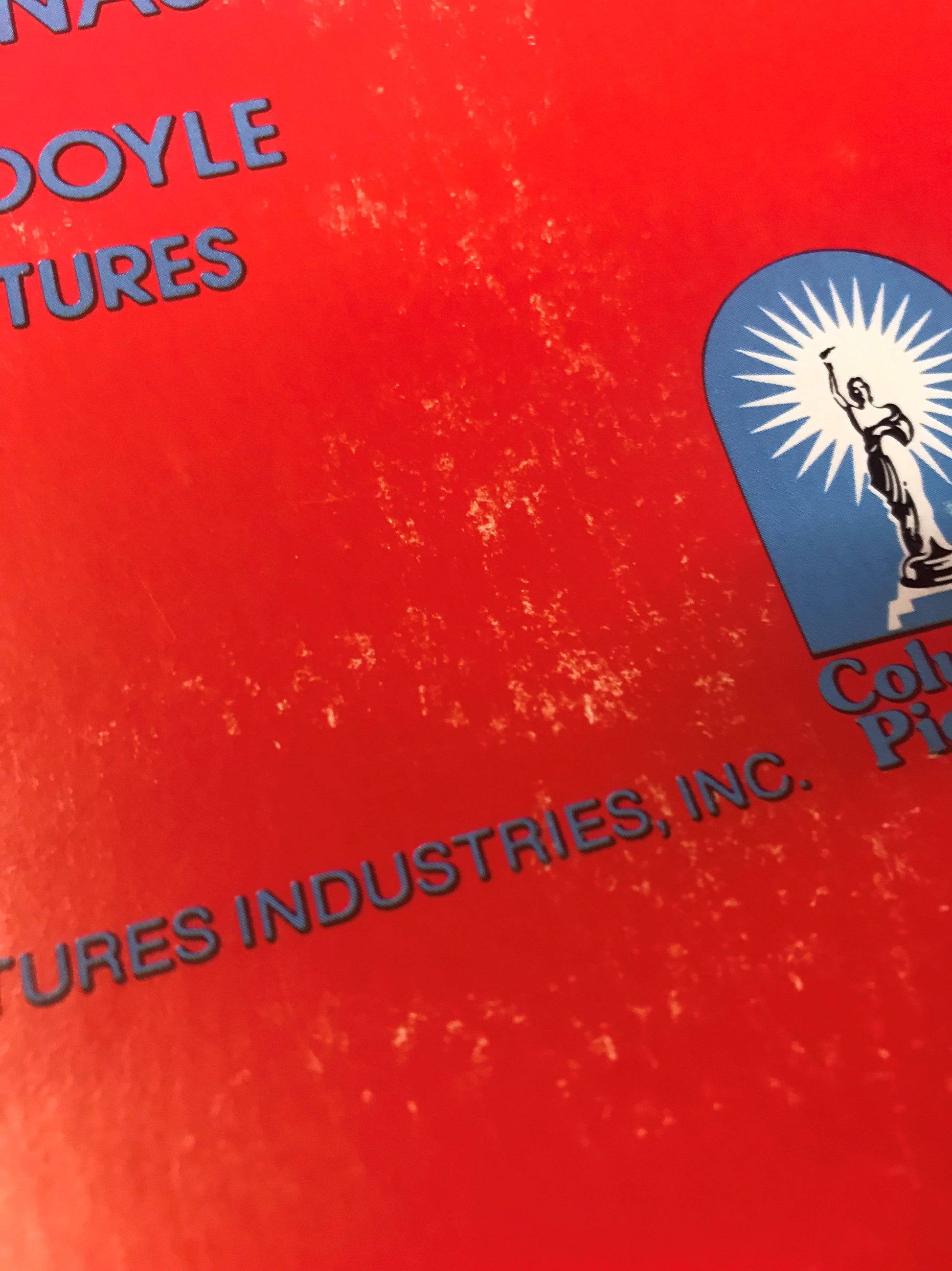 An original movie poster for the film Monty Python Live At The Hollywood Bowl