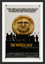 Load image into Gallery viewer, An original movie poster for the British horror film The Wicker Man