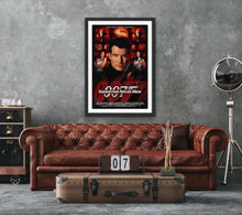 Load image into Gallery viewer, An original movie poster for the James Bond film Tomorrow Never Dies