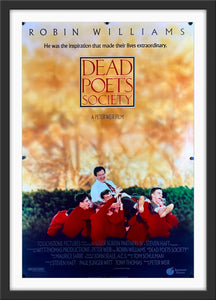 A guaranteed original movie poster for the Robin Williams film Dead Poets Society