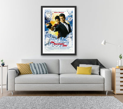 An original movie poster for the James Bond film Die Another Day