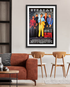 An original movie poster for the film The Usual Suspects