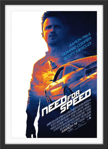 An original movie poster for the film Need For Speed