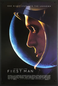 An original movie poster for the film First Man