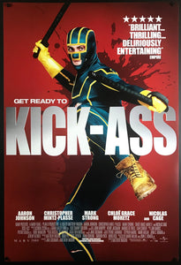 An original movie poster for the film Kick-Ass