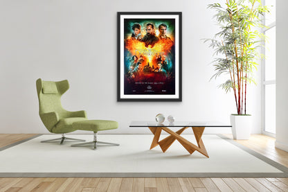 An original movie poster for the Wizarding World film Fantastic Beasts The Secrets of Dumbledore