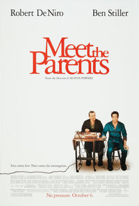 An original movie poster for the film Meet The Parents