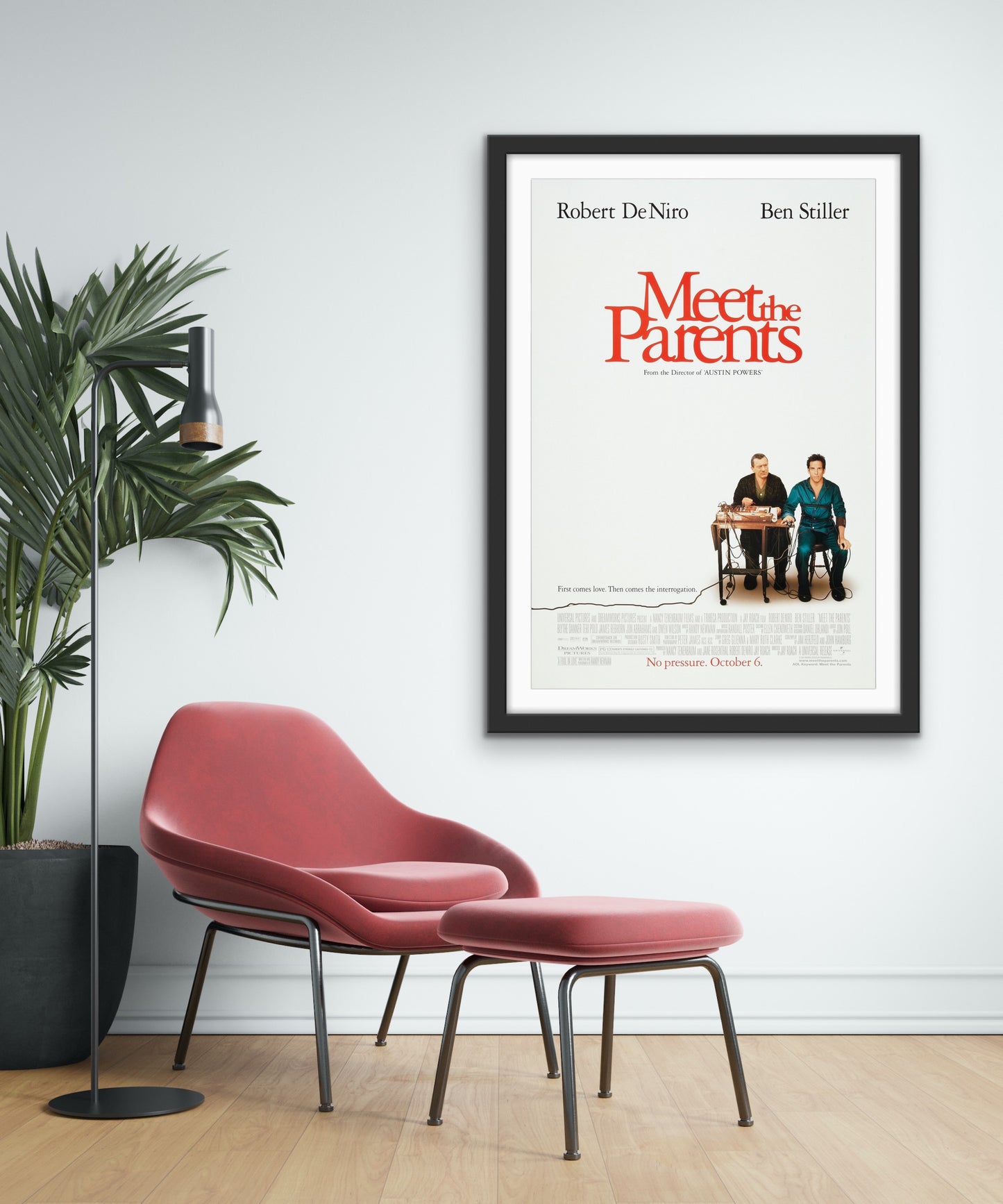 An original movie poster for the film Meet The Parents