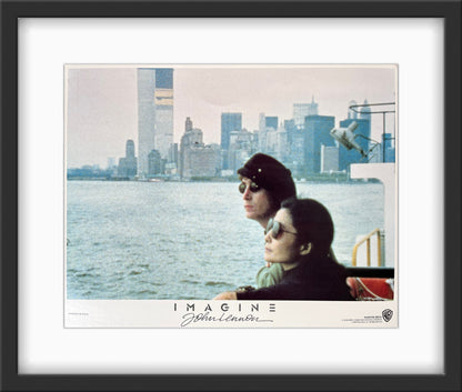An original lobby / front of house card for the John Lennon film Imagine