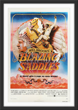 Load image into Gallery viewer, An original movie poster for the Mel Brooks film Blazing Saddles