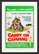 Load image into Gallery viewer, An original movie poster for the British comedy film Carry on Camping