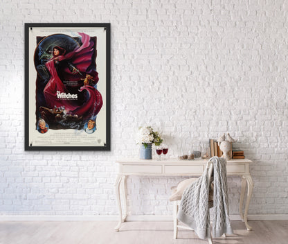 An original movie poster for the Jim Henson film The Witches
