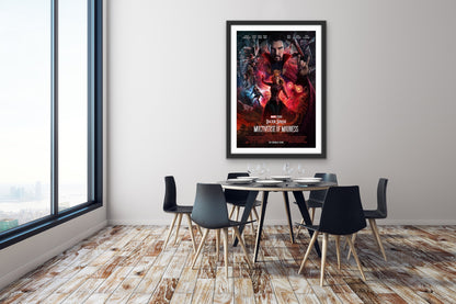 An original movie poster for the Marvel film Doctor Strange in the Multiverse of Madness