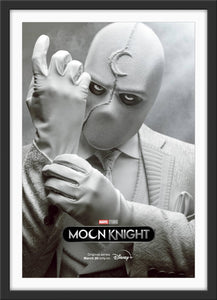 An original movie poster for the Marvel Disney+ series Moon Knight