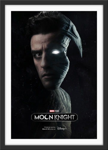 An original one sheet poster for the Marvel Disney+ TV series Moon Knight