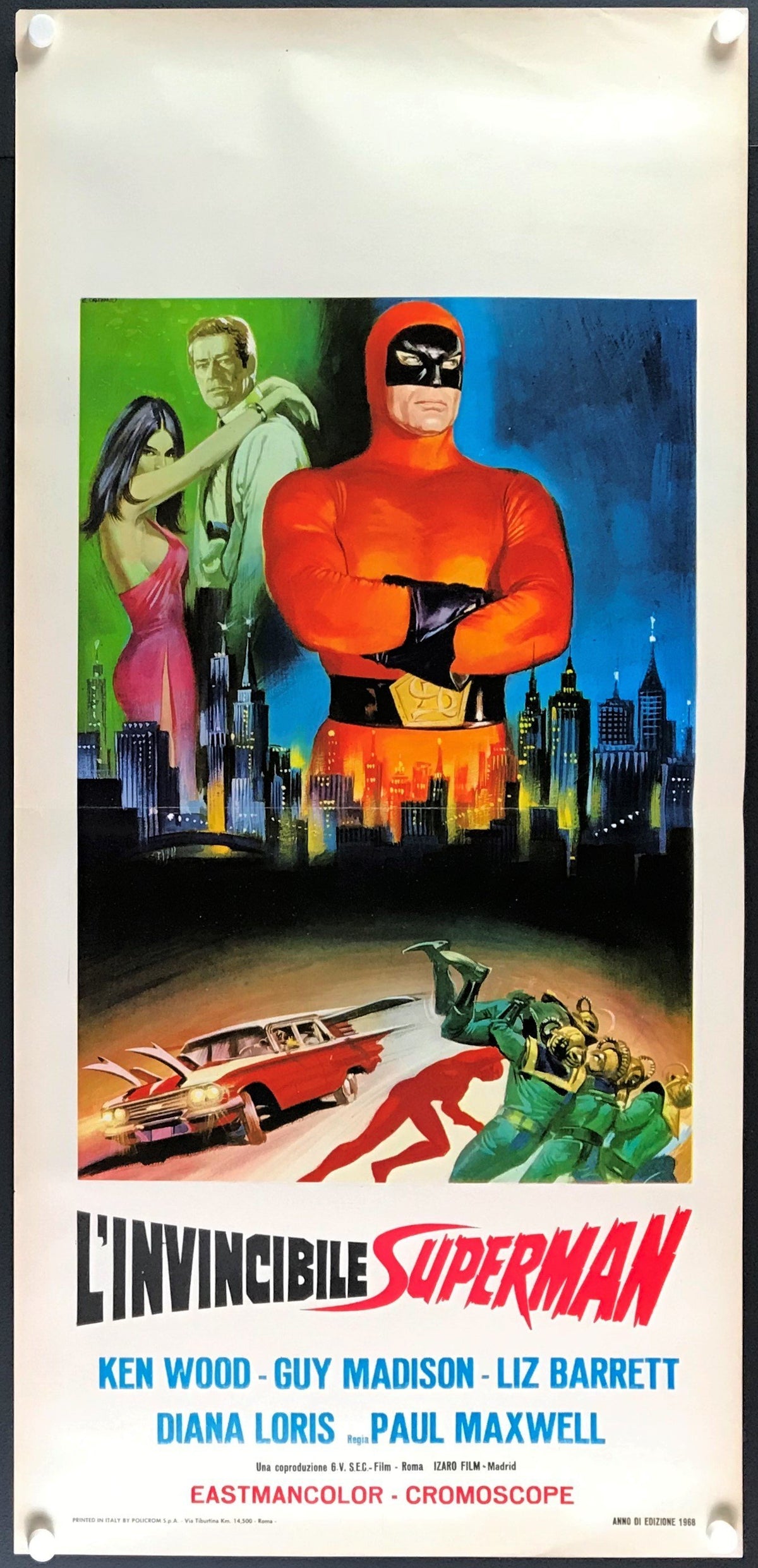 Superargo And The Faceless Giants - 1968