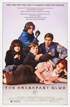 Load image into Gallery viewer, An original movie poster for the John Hughes film The Breakfast Club