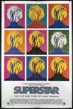 Load image into Gallery viewer, An original movie poster for the film Superstar: The Life and Times of Andy Warhol
