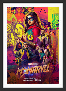 An original movie poster for the Disney+ MCU series Ms Marvel