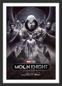An original movie poster for the Disney+ Marvel MCU series MoonKnightAn original movie poster for the Disney+ Marvel MCU series MoonKnight