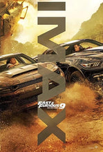 Load image into Gallery viewer, An original IMAX one sheet movie poster for the film Fast and Furious 9 (F9)