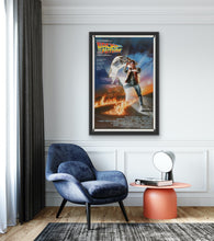 Load image into Gallery viewer, An original movie poster for the film Back to the Future with artwork by Drew Struzan