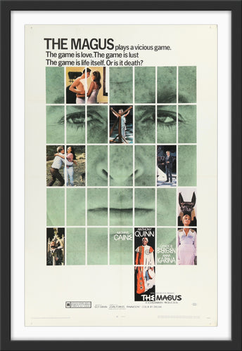 An original movie poster for the Michael Caine film The Magus