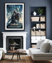 Load image into Gallery viewer, An original movie poster for the Marvel film Thor The Dark World