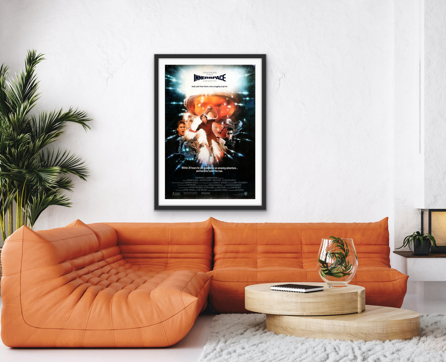 An original movie poster for the film Innerspace / Inner Space