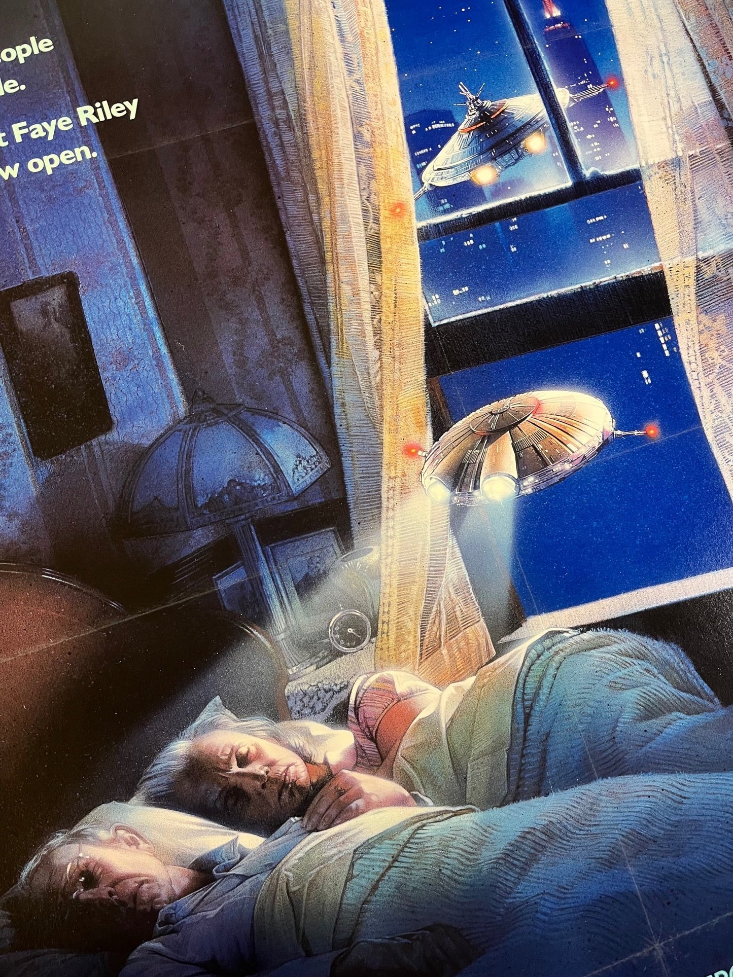 An original movie poster for the film *Batteries Not Included