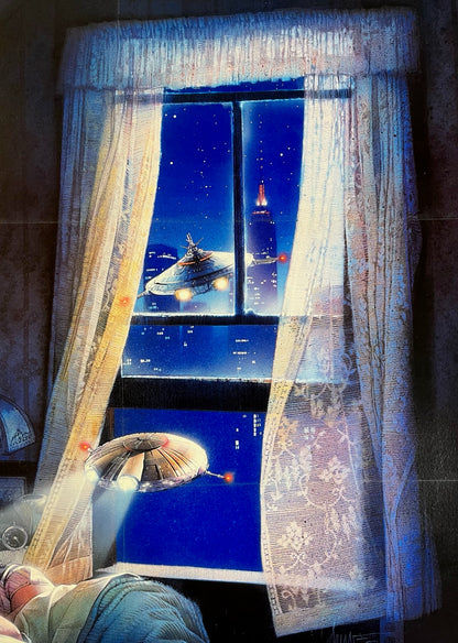 An original movie poster for the film *Batteries Not Included