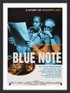 An original TV poster for the film Blue Note A Story of Modern Jazz