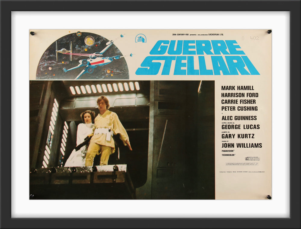An original Italian photobusta for Star Wars / A New Hope / Episode IV / 4