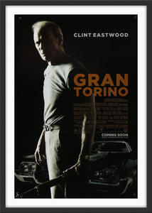 An original movie poster for the Clint Eastwood film Gran Torino