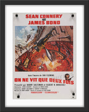 Load image into Gallery viewer, An original French movie poster for the James Bond film You Only Live Twice