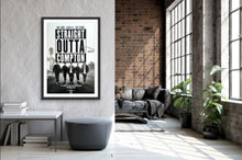 Load image into Gallery viewer, An original movie poster for the film Straight Outta Compton