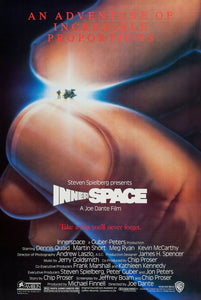 An original movie poster for the Joe Dante film Innerspace