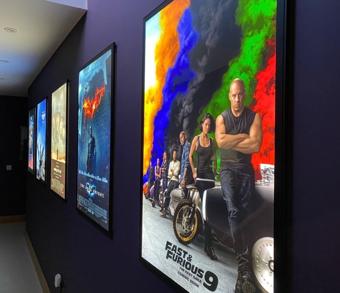 Cinema / Movie Poster Light Box - Make Your Movie Posters Come to Life!