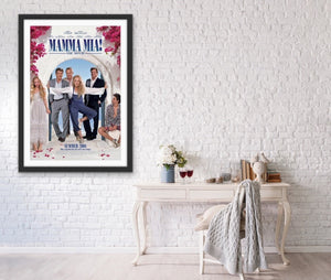 An original movie poster for the ABBA inspired movie Mamma Mia!
