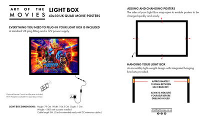 The Art of the Movies Quad Movie Poster Light Box