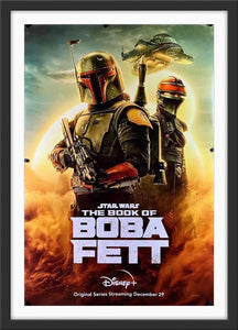An original one sheet poster for the Star Wars / Disney+ series The Book of Boba Fett